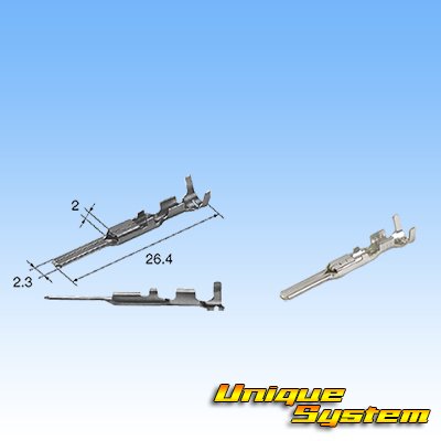 Photo3: [Sumitomo Wiring Systems] 090-type DL waterproof 10-pole male-coupler & terminal set