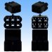 Photo3: [Sumitomo Wiring Systems] 090-type HM waterproof 6-pole female-coupler & terminal set (black) (3)