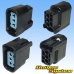 Photo4: [Sumitomo Wiring Systems] 090-type HX waterproof 3-pole coupler & terminal set type-2 (black) with retainer (male-side not made by Sumitomo / for ignition coil)