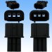 Photo3: 090-type HX waterproof 3-pole male-coupler & terminal set type-1 (black) (not made by Sumitomo) (3)