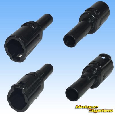 Photo2: [Sumitomo Wiring Systems] 090-type MT waterproof 1-pole male-coupler & terminal set (black)