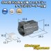 Photo1: [Sumitomo Wiring Systems] 090-type RS waterproof 2-pole female-coupler type-2 with retainer (1)