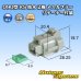 Photo1: [Sumitomo Wiring Systems] 090-type RS waterproof 2-pole female-coupler (gray) with retainer (1)