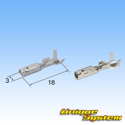 Photo3: [Sumitomo Wiring Systems] 090-type RS waterproof 3-pole female-coupler & terminal set (black) with retainer