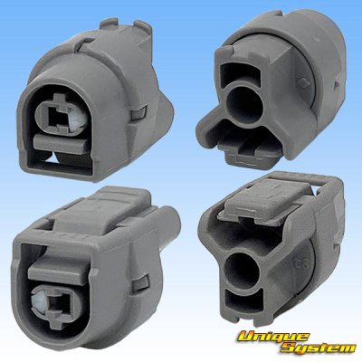 Photo2: [Sumitomo Wiring Systems] 090-type TS waterproof 1-pole female-coupler & terminal set