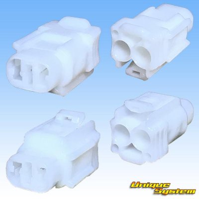 Photo2: [Sumitomo Wiring Systems] 090-type TS waterproof 2-pole female-coupler type-4