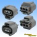 Photo2: [Sumitomo Wiring Systems] 090-type TS waterproof 3-pole female-coupler type-4 (2)