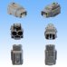 Photo2: [Sumitomo Wiring Systems] 090-type TS waterproof 2-pole female-coupler type-4 (gray) (2)