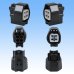 Photo3: [Sumitomo Wiring Systems] 090-type TS waterproof 4-pole coupler & terminal set type-2 (black) (3)