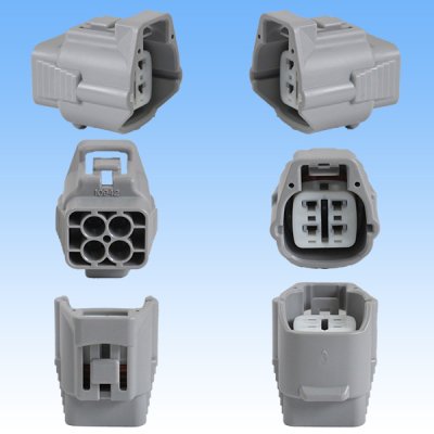 Photo3: [Sumitomo Wiring Systems] 090-type TS waterproof 4-pole coupler & terminal set type-1