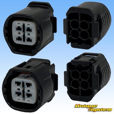 Photo2: [Sumitomo Wiring Systems] 090-type TS waterproof 4-pole female-coupler type-4