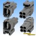 Photo2: [Sumitomo Wiring Systems] 090-type TS waterproof 4-pole male-coupler type-5 (2)