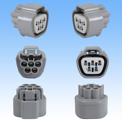 Photo3: [Sumitomo Wiring Systems] 090-type TS waterproof 5-pole coupler & terminal set