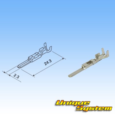 Photo3: [Furukawa Electric] 090-type RFW waterproof 3-pole male-coupler & terminal set triangle-type (black) with retainer