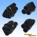 Photo2: [Sumitomo Wiring Systems] 090-type MT waterproof 3-pole female-coupler triangle-type (black) (2)