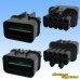 Photo2: [Mitsubishi Cable] (current [Furukawa Electric]) 090-type NMWP II waterproof 10-pole male-coupler & terminal set with retainer (2)