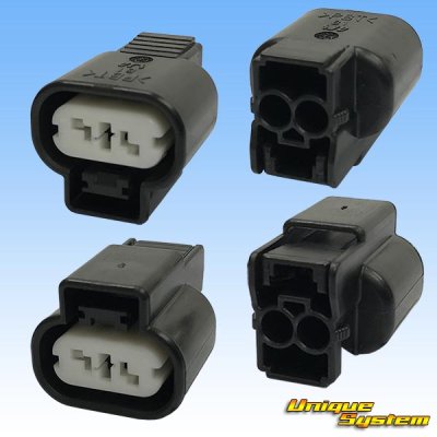 Photo2: [Mitsubishi Cable] (current [Furukawa Electric]) 090-type NMWP II waterproof 2-pole female-coupler & terminal set