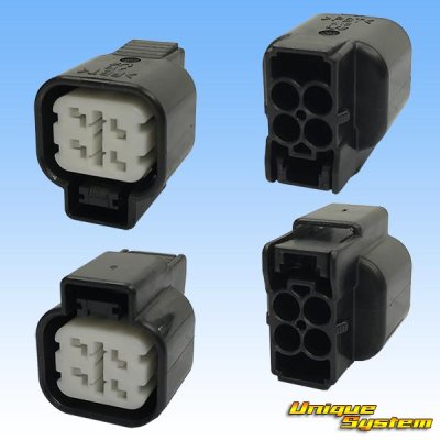 Photo2: [Mitsubishi Cable] (current [Furukawa Electric]) 090-type NMWP II waterproof 4-pole female-coupler