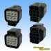 Photo2: [Mitsubishi Cable] (current [Furukawa Electric]) 090-type NMWP II waterproof 6-pole female-coupler (2)