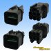 Photo2: [Mitsubishi Cable] (current [Furukawa Electric]) 090-type NMWP II waterproof 6-pole male-coupler with retainer (2)