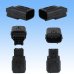 Photo2: [Sumitomo Wiring Systems] 025-type TS waterproof 10-pole male-coupler & terminal set (2)