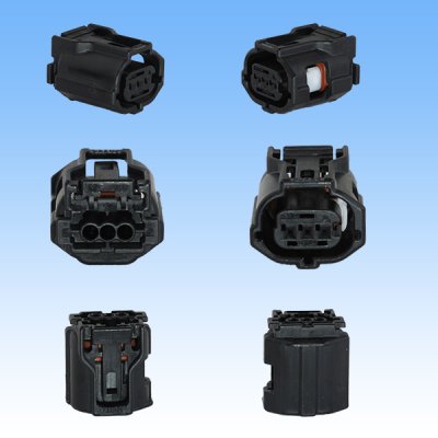 Photo3: [Sumitomo Wiring Systems] 025-type TS waterproof 3-pole coupler & terminal set