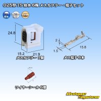 [Sumitomo Wiring Systems] 025-type TS waterproof 6-pole female-coupler & terminal set type-1