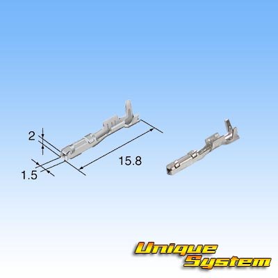 Photo4: [Sumitomo Wiring Systems] 025-type TS waterproof 6-pole female-coupler & terminal set type-3 (gray)
