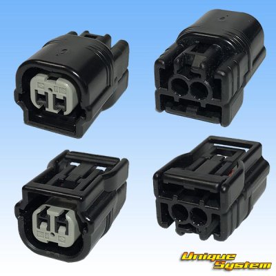 Photo2: [Sumitomo Wiring Systems] 040-type HV/HVG waterproof 2-pole female-coupler with retainer