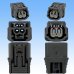 Photo3: [Sumitomo Wiring Systems] 040-type HV / HVG waterproof 2-pole female-coupler & terminal set with retainer type-2 (gray)