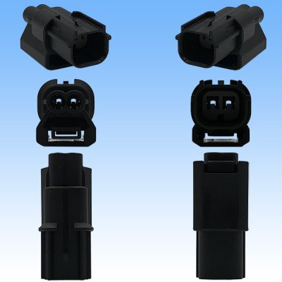 Photo3: 040-type HV / HVG waterproof 2-pole male-coupler (not made by Sumitomo)