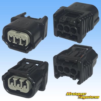 Photo2: [Sumitomo Wiring Systems] 040-type HV/HVG waterproof 3-pole female-coupler with retainer