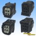 Photo3: [Sumitomo Wiring Systems] 040-type HV/HVG waterproof 4-pole coupler & terminal set with retainer type-1 (black) (3)