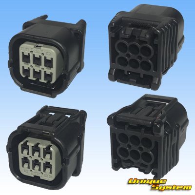 Photo3: [Sumitomo Wiring Systems] 040-type HV/HVG waterproof 6-pole coupler & terminal set with retainer