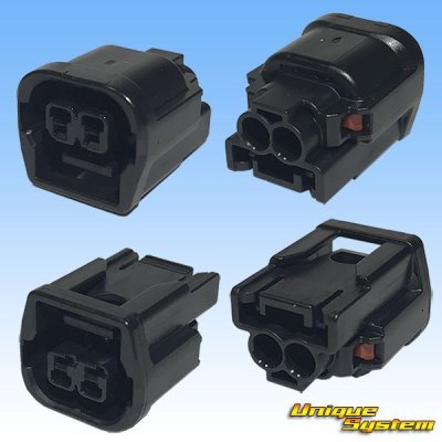 Photo2: [Sumitomo Wiring Systems] 060-type HX waterproof 2-pole female-coupler