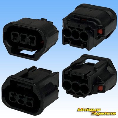 Photo2: [Sumitomo Wiring Systems] 060-type HX waterproof 3-pole female-coupler