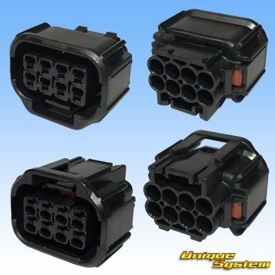 Photo2: [Sumitomo Wiring Systems] 060-type HX waterproof 8-pole female-coupler