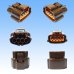 Photo3: [Sumitomo Wiring Systems] 090-type 62 series type-E waterproof 4-pole female-coupler & terminal set with retainer (P5) (brown)