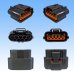 Photo2: [Sumitomo Wiring Systems] 090-type 62 series type-E waterproof 5-pole female-coupler type-1 & terminal set with retainer (P5) (gray) (2)