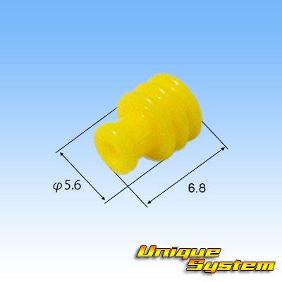 Photo5: [Sumitomo Wiring Systems] 090-type 62 series type-E waterproof 3-pole female-coupler & terminal set with retainer (P6) (brown) (no male side)