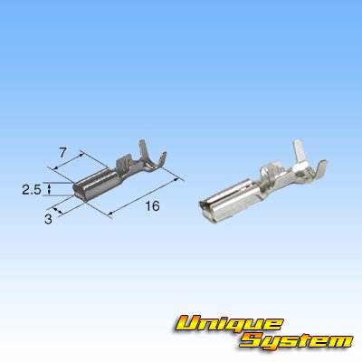 Photo3: [Sumitomo Wiring Systems] 090-type HW waterproof 3-pole female-coupler & terminal set type-1 with retainer