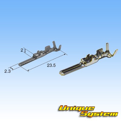 Photo3: [Sumitomo Wiring Systems] 090-type HW waterproof 3-pole male-coupler & terminal set type-1 with retainer