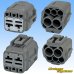 Photo4: [Sumitomo Wiring Systems] 090 + 187-type TS hybrid waterproof 5-pole coupler & terminal set type-2