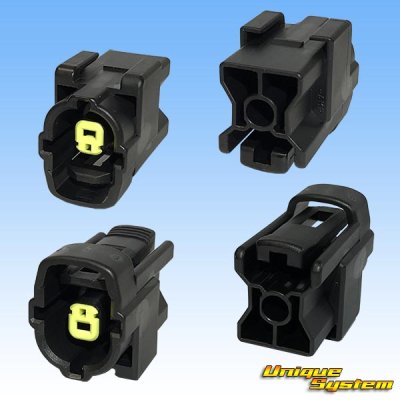 Photo2: [TE Connectivity] AMP 070-type ECONOSEAL-J Mark II waterproof 1-pole female-coupler with lockplate