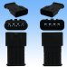 Photo3: [Yazaki Corporation] 090-type II series waterproof 4-pole coupler & terminal set type-2 (P5) (male-coupler only non-Yazaki)