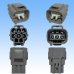 Photo3: [Yazaki Corporation] 090-type II series waterproof 6-pole coupler & terminal set type-1