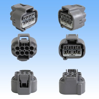 Photo2: [Yazaki Corporation] 090-type II series waterproof 8-pole female-coupler type-2