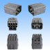 Photo2: [Yazaki Corporation] 090-type II series waterproof 8-pole coupler & terminal set type-2 (2)