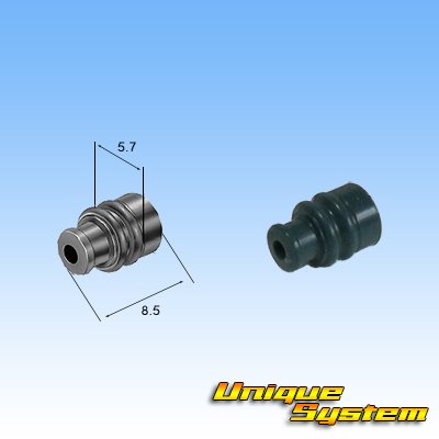 Photo4: [Yazaki Corporation] 090-type II series waterproof 2-pole female-coupler & terminal set (for ignition coil)