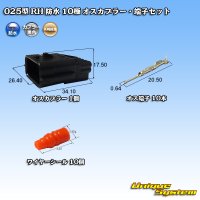 [Yazaki Corporation] 025-type RH waterproof 10-pole male-coupler & terminal set